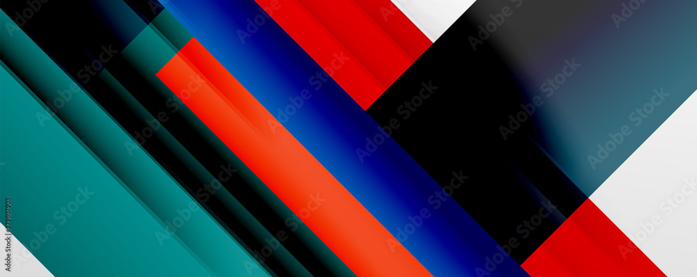 Geometric abstract backgrounds with shadow lines, modern forms, rectangles, squares and fluid gradients. Bright colorful stripes cool backdrops Geometric abstract backgrounds with shadow lines, modern forms, rectangles, squares and fluid gradients. Bright colorful stripes cool backdrops