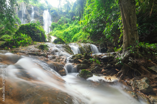 Tad Sadao waterfall  kanchanaburi Thailand