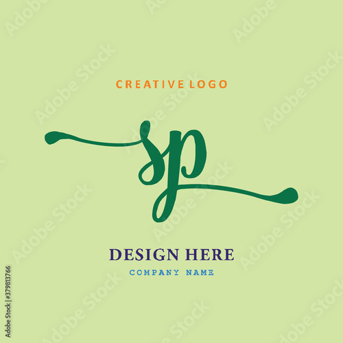 pharmacy logo letter SPis simple, easy to understand and authoritative