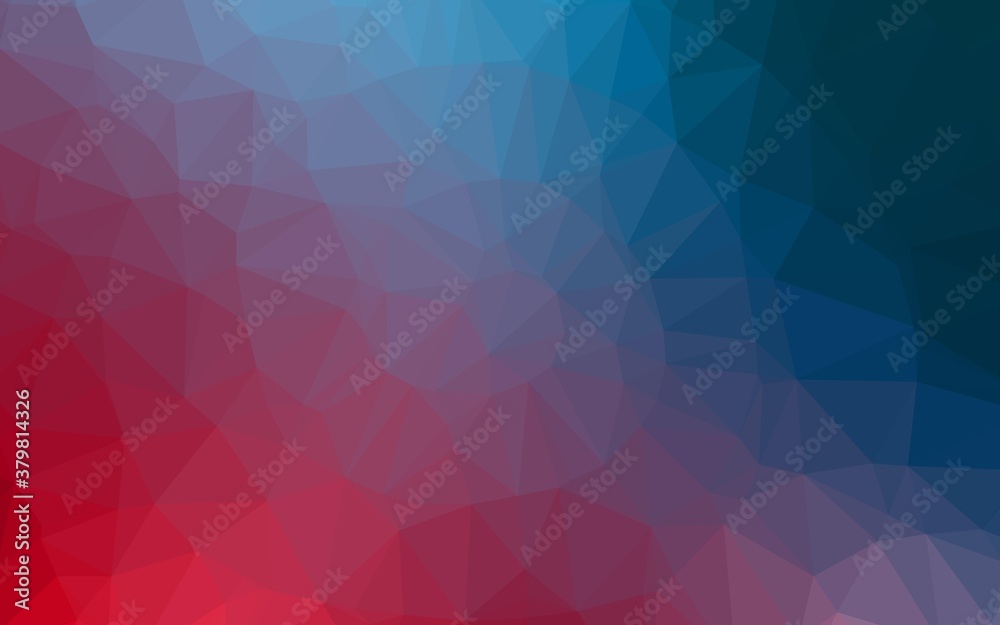 Dark Blue, Red vector low poly layout. Glitter abstract illustration with an elegant design. The best triangular design for your business. Dark Blue, Red vector low poly layout. Glitter abstract illustration with an elegant design. The best triangular design for your business.