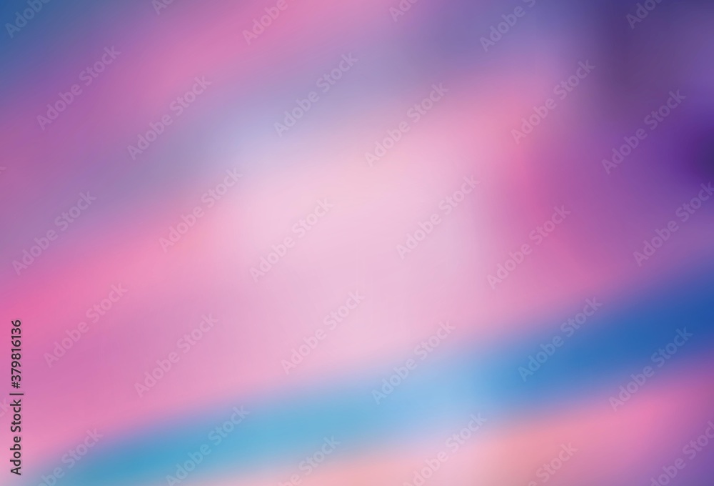 Light Purple vector glossy abstract layout.