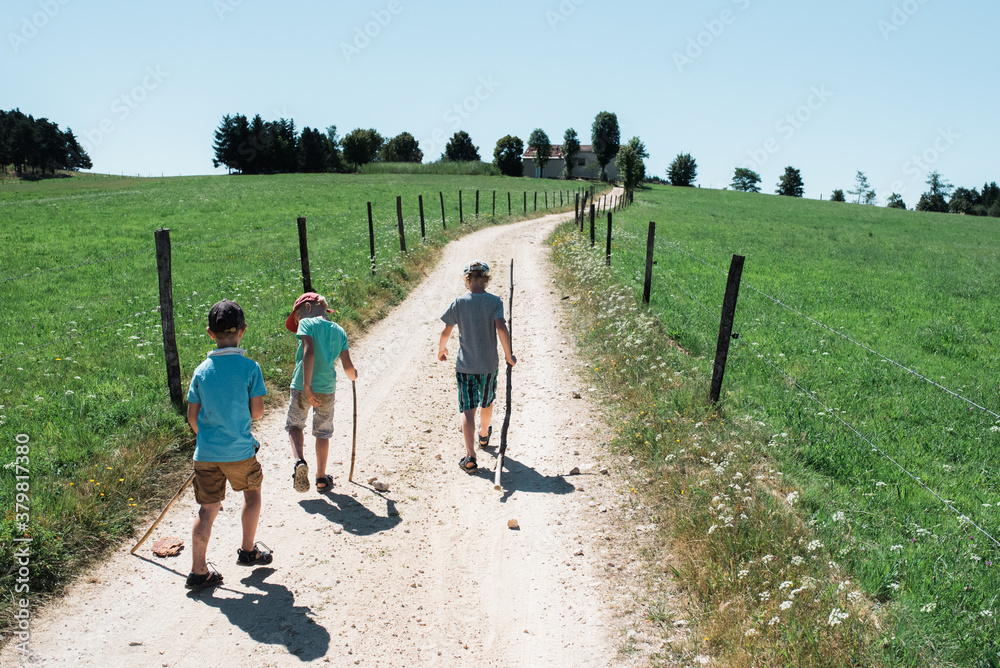 children on walk children on walk