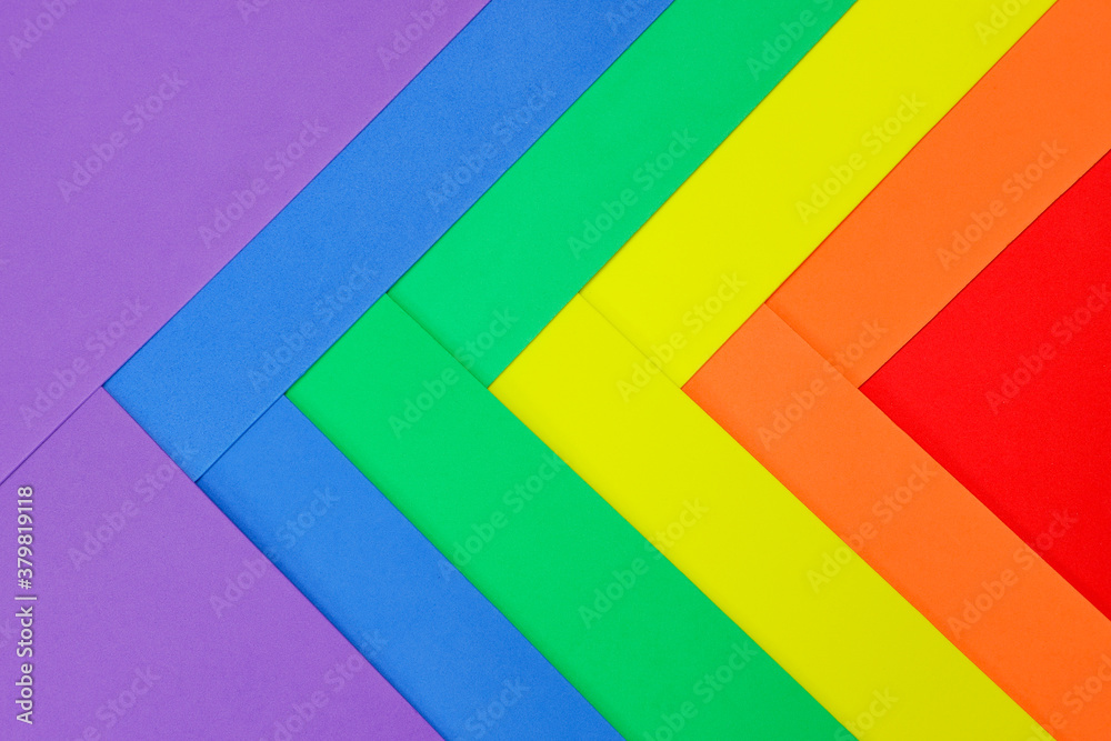 Abstract textured background of colorful craft foam board in the Pride LGBT rainbow colors Abstract textured background of colorful craft foam board in the Pride LGBT rainbow colors