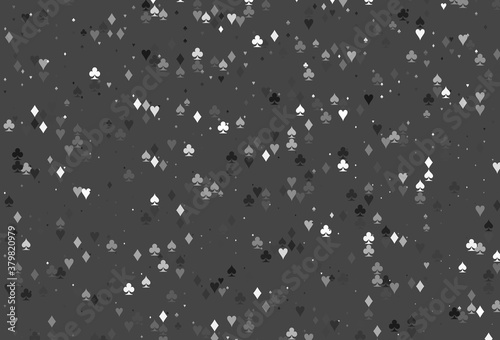 Light Silver, Gray vector layout with elements of cards.