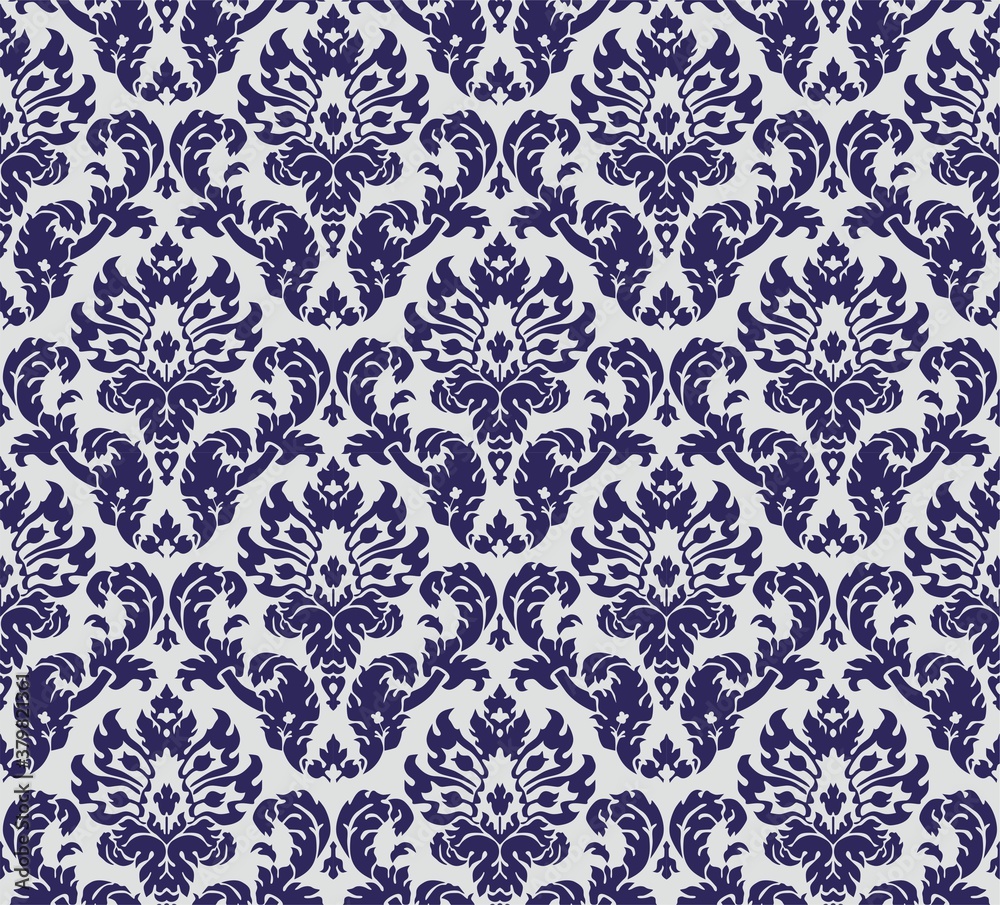 Rich ornament, Seamless floral pattern. Royal victorian seamless pattern for wallpapers, textile, wrapping, wedding invitation.
