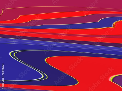 Red blue white lines  colors  background