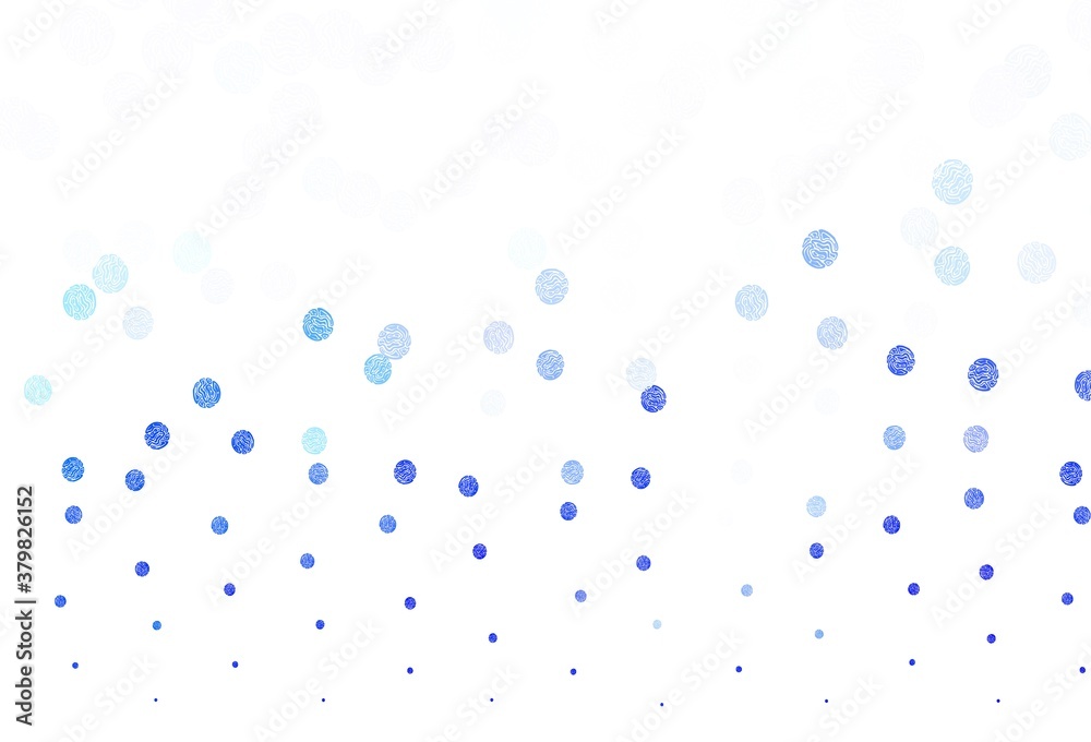 Light BLUE vector backdrop with dots. Light BLUE vector backdrop with dots.