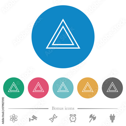 Free Download Traffic emergency triangle flat round icons - GFXLoad