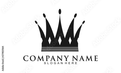 Crown for king illustration vector logo