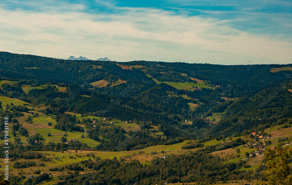 Fototapeta premium Beskid Sadecki, Poland
