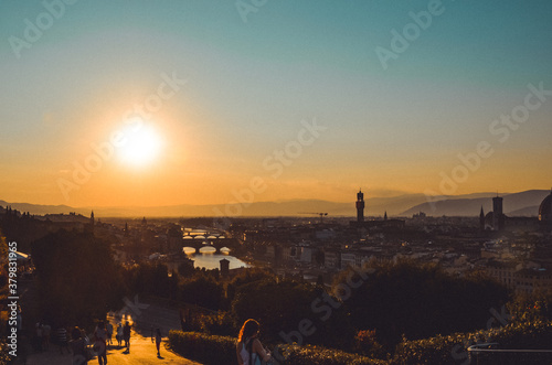 Sunset at Piazzale Michelangelo