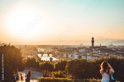 Sunset at Piazzale Michelangelo