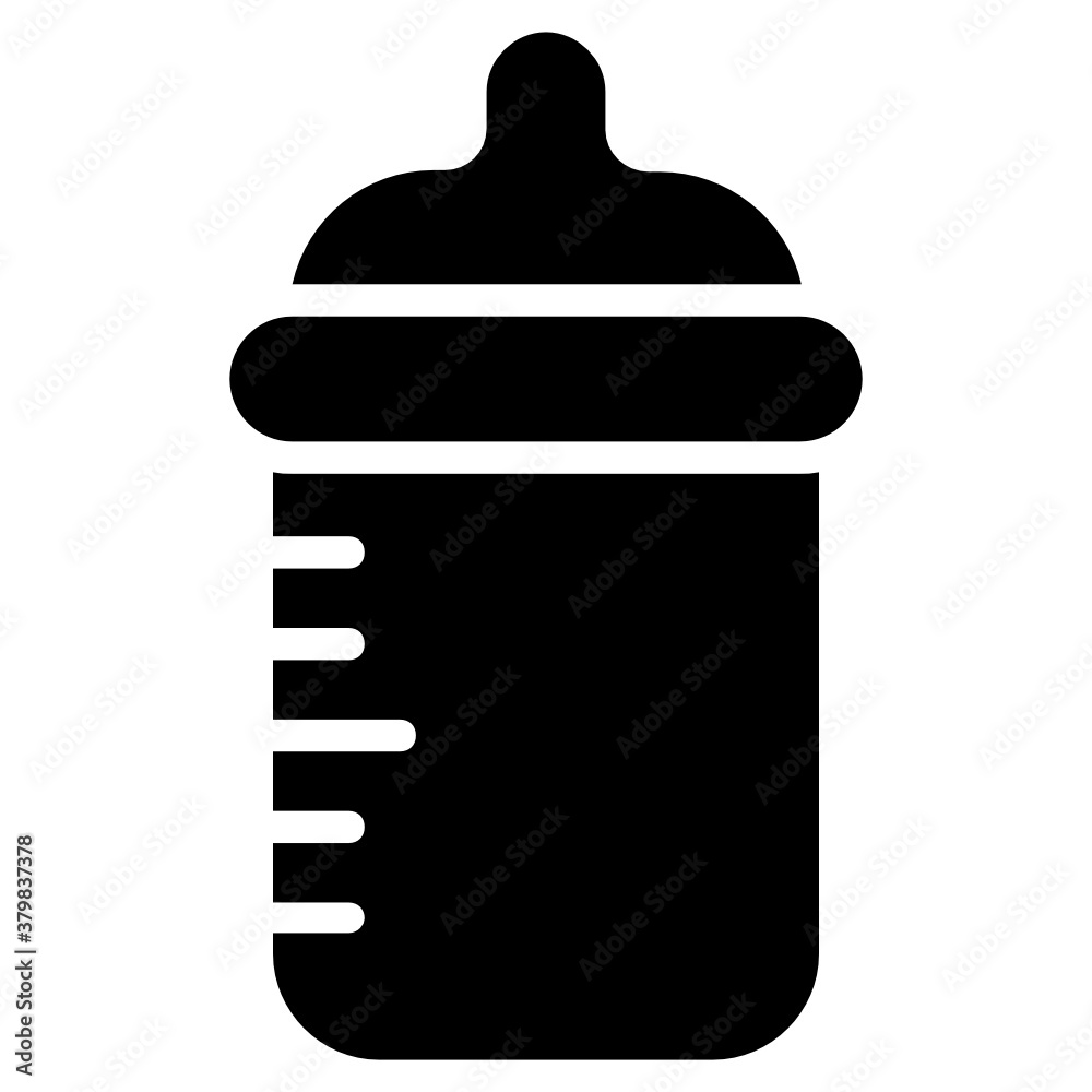 Baby feeder flat icon, milk bottle
Baby feeder flat icon, milk bottle