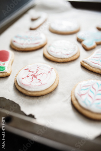 Christmas Themed Sugar Cookies