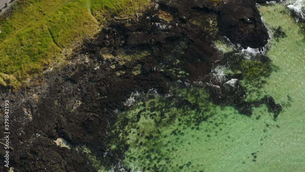 Jeju Island's blue sea and beaches. Jeju Island's blue sea and beaches.