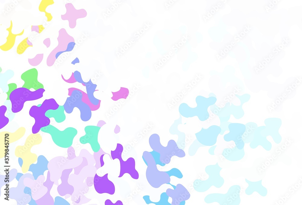 Light Blue, Red vector backdrop with memphis shapes. Light Blue, Red vector backdrop with memphis shapes.