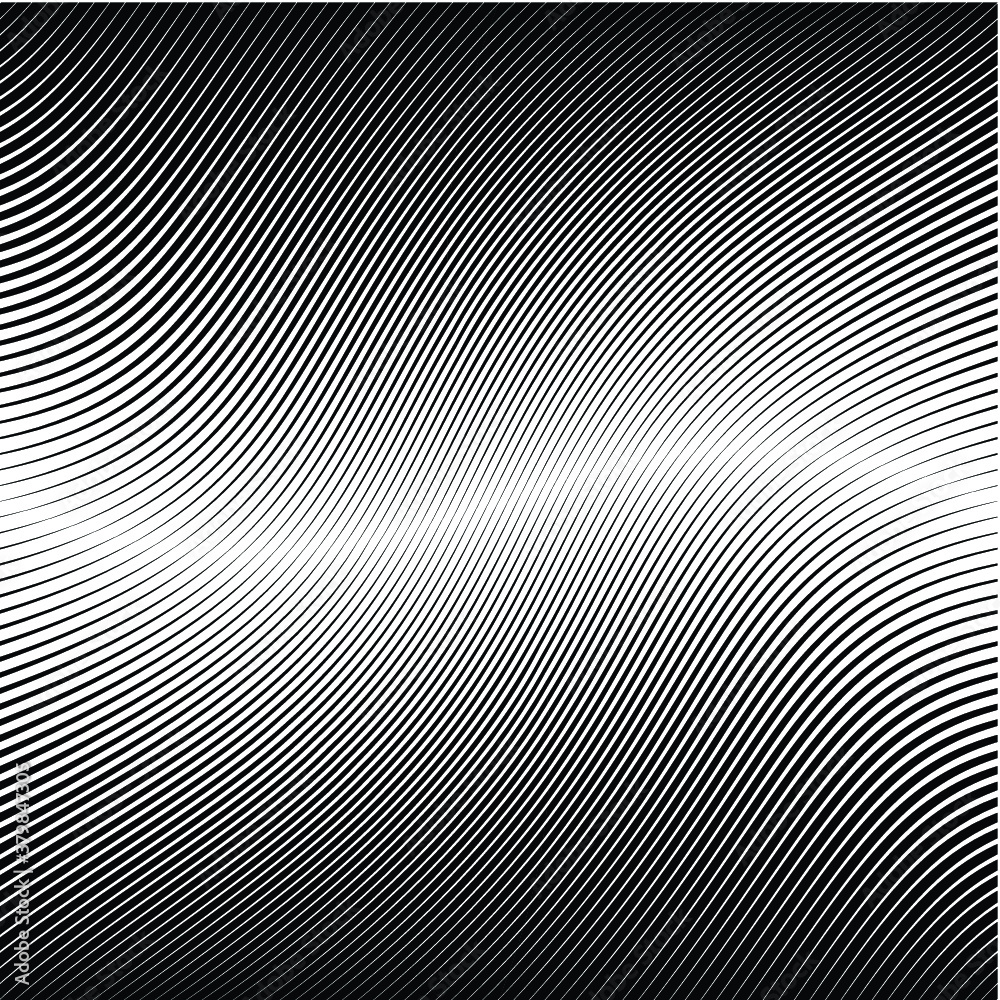 Abstract warped Diagonal Striped Background . Vector curved twisted slanting, waved lines texture Abstract warped Diagonal Striped Background . Vector curved twisted slanting, waved lines texture