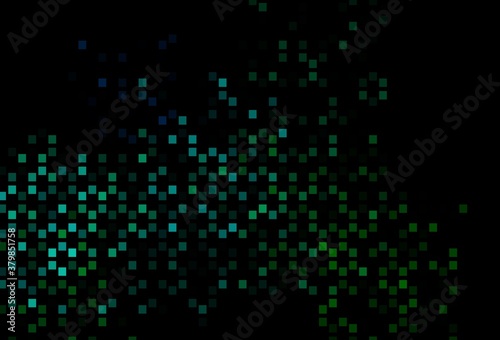 Dark Blue, Green vector texture with rectangular style.