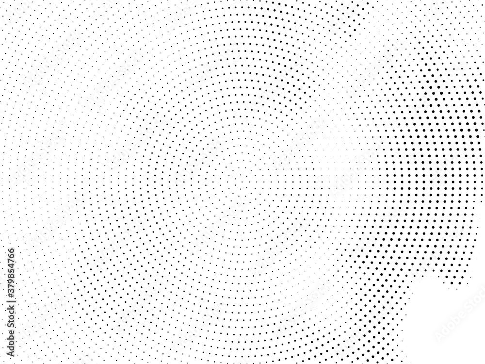 Decorative circular halftone design background