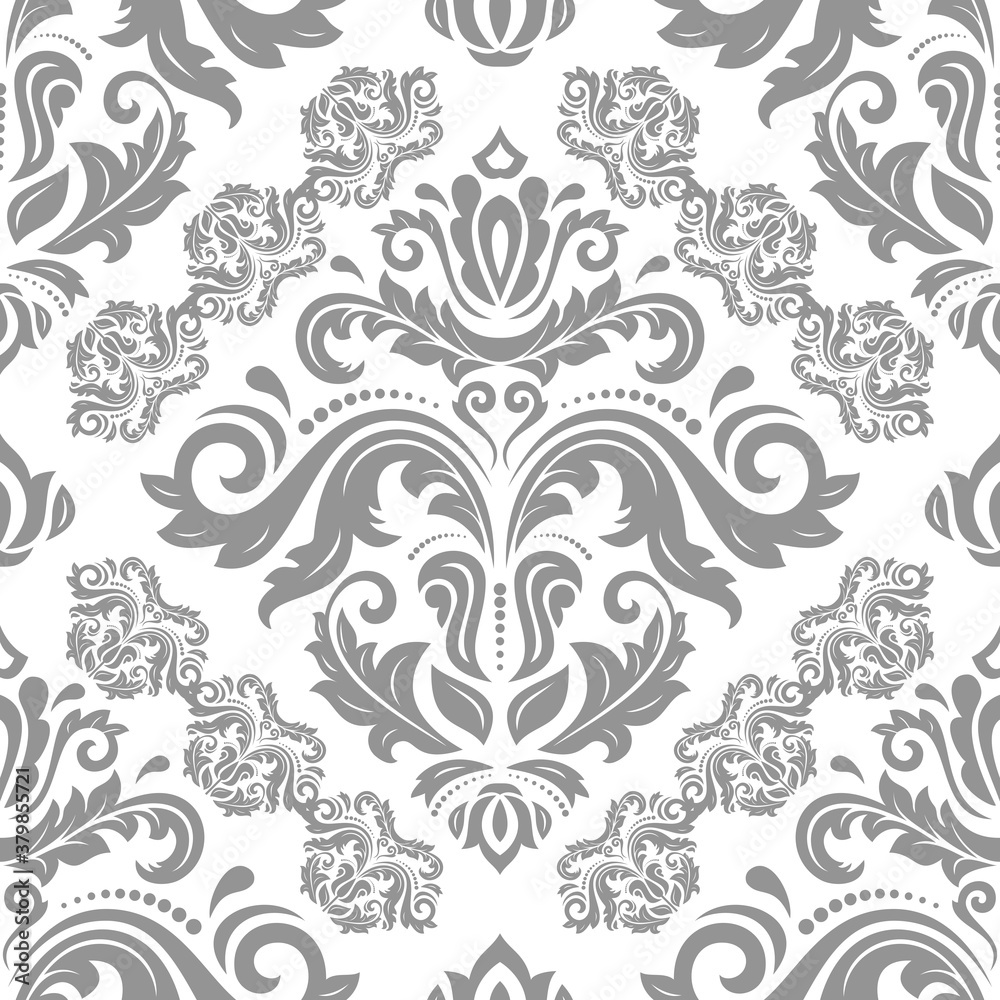 Orient classic pattern with light ornament. Seamless abstract background with vintage elements. Orient background. Ornament for wallpaper and packaging