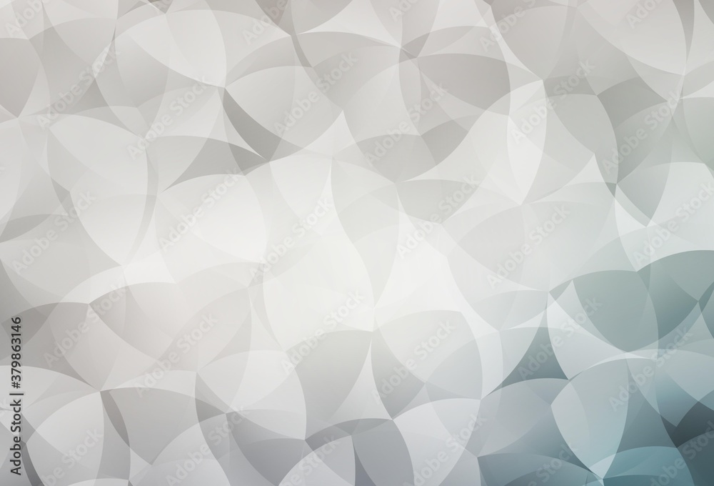 Obraz premium Light Gray vector polygon abstract layout.