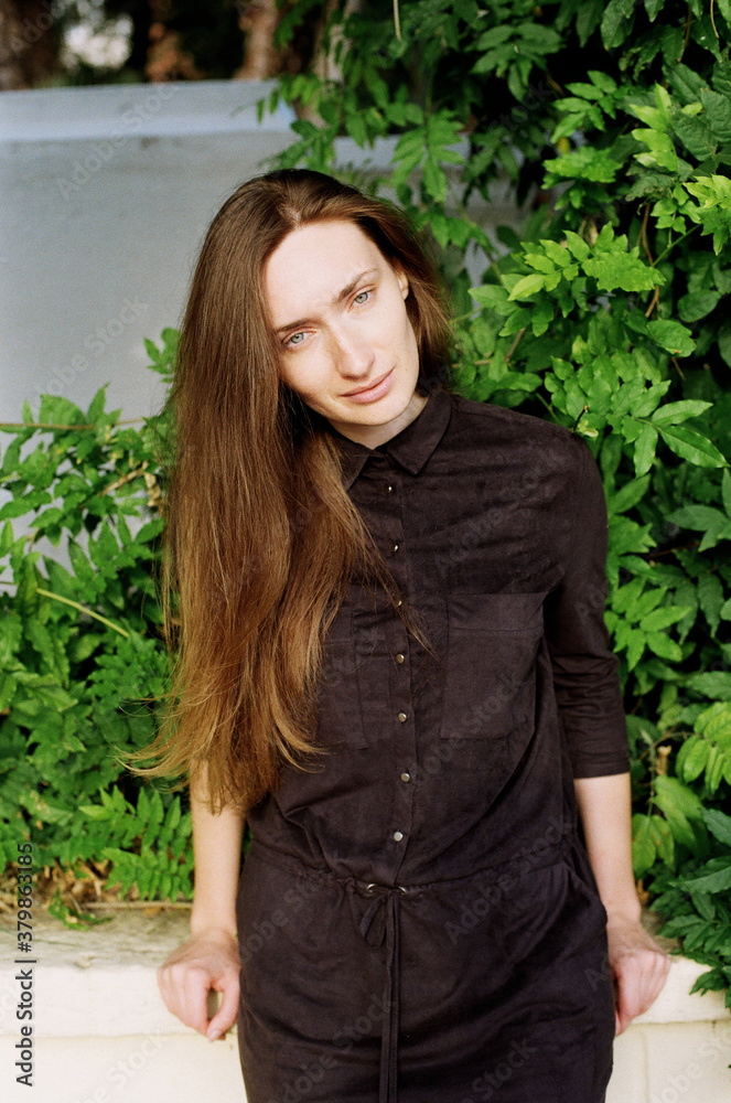 Portrait of young woman outdoors Portrait of young woman outdoors