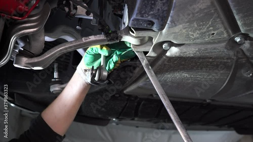 Car suspension repair photo