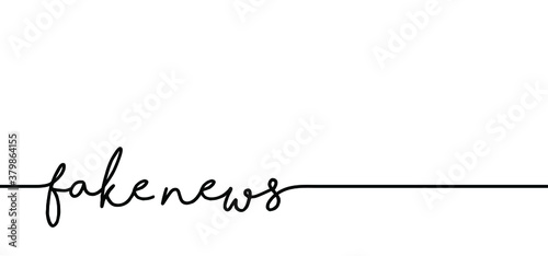 Slogan fake news, distorted tidings. Fact or fake, hoax political internet social networking concept. Fabricated false disinformation, reading on TV and newspaper. Politics breaking exclamation quotes