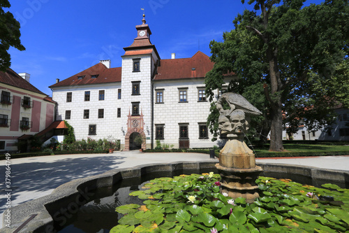 Castle in the city of Trebon, Czech Republic photo