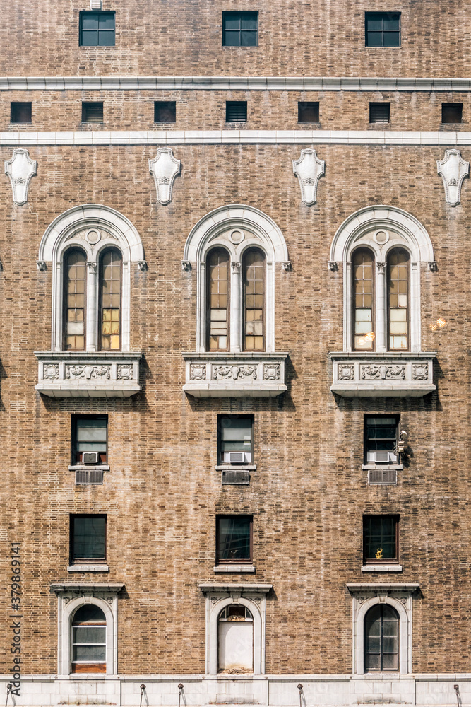 Details of Typical Old Building in New York Details of Typical Old Building in New York