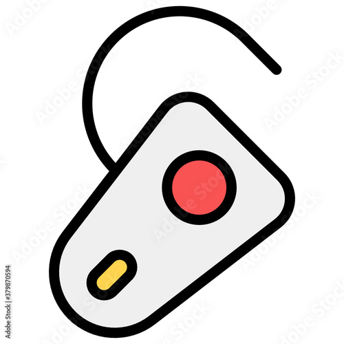 
Bluetooth device icon design, vector of earpiece 
