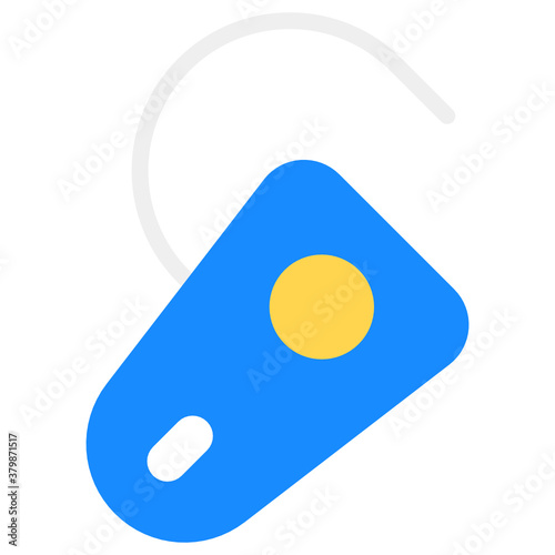 
Bluetooth device icon design, vector of earpiece 
