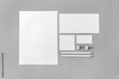 Branding stationery, identity corporate concept