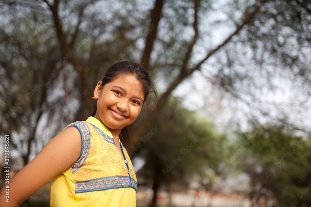 Portrait of a happy Indian Teenage Girl Portrait of a happy Indian Teenage Girl