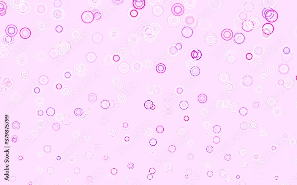 Light Pink, Yellow vector texture with disks. Light Pink, Yellow vector texture with disks.