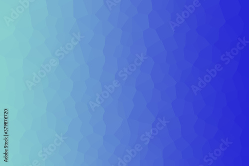 Light To Dark Blue Smooth Blurred Low Poly Gradient Crystallize Background Illustration