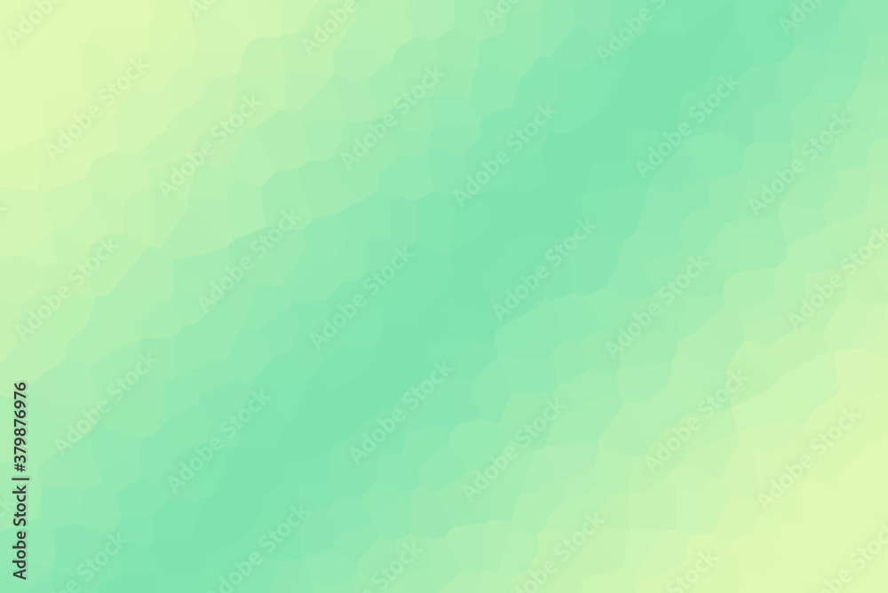 Smooth Pastel Green Blurred Low Poly Gradient Crystallize Background Illustration