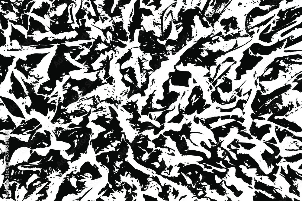 Unevenly filled texture surface with noise, dirt, similar to the leaves of a tree. Vector illustration. Overlay template. Unevenly filled texture surface with noise, dirt, similar to the leaves of a tree. Vector illustration. Overlay template.