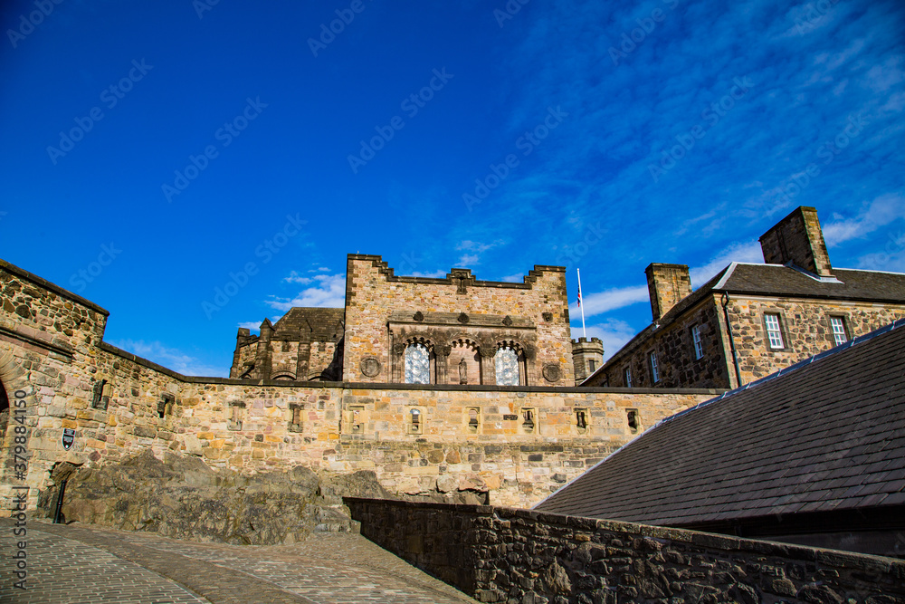 Muros y fortificaciones interiores de Castillo de Edimburgo