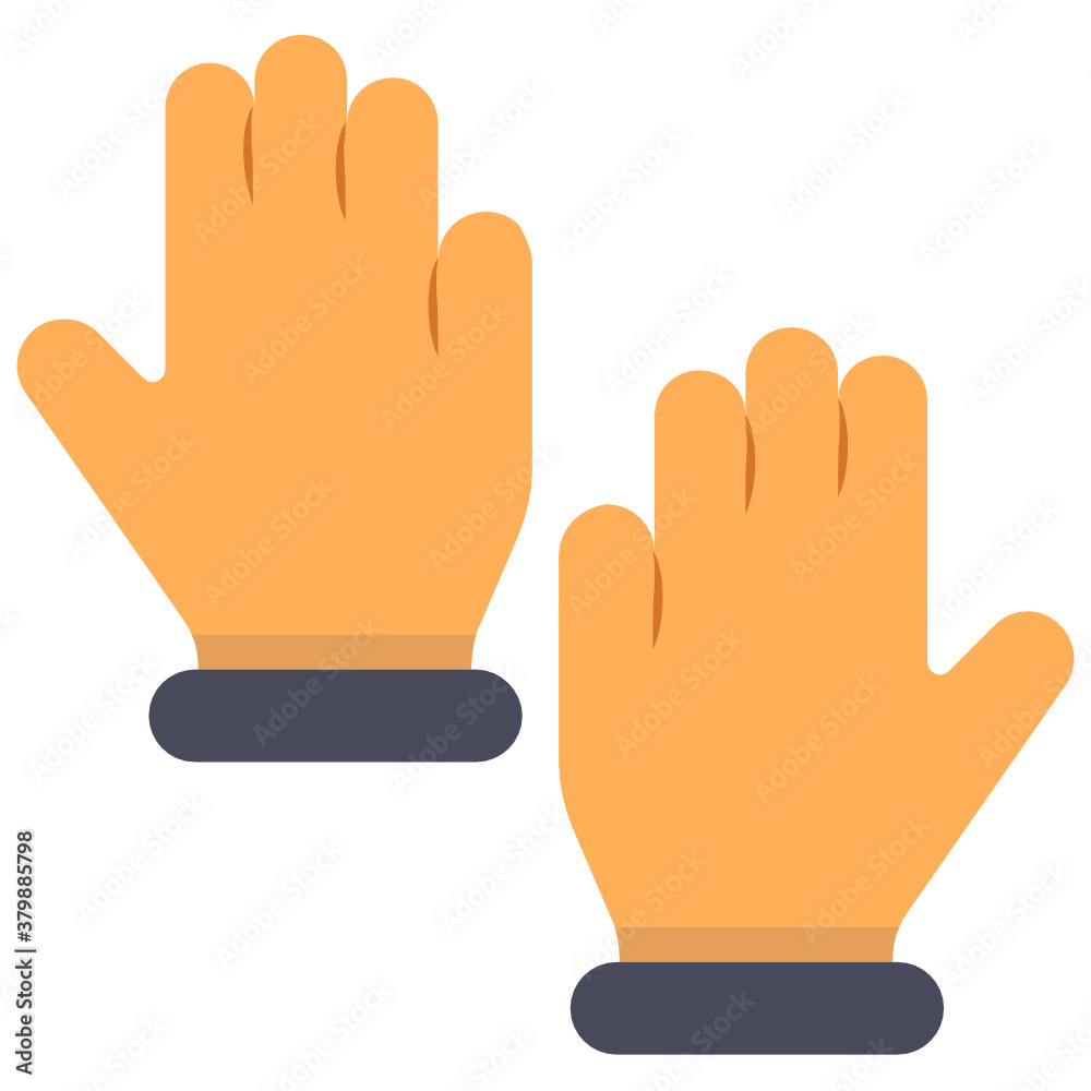 Obraz premium An icon design of open hands, editable vector 
