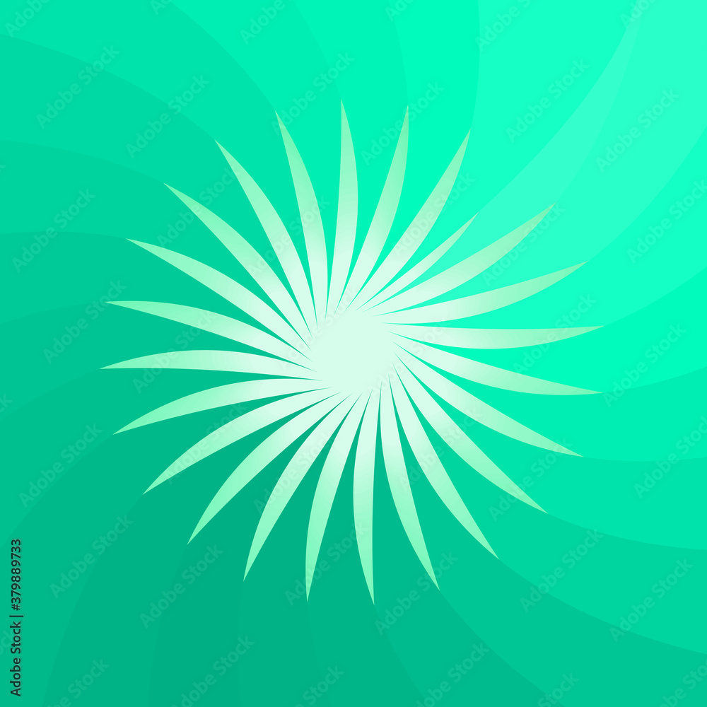 Stars burst, rays swirl with green blue colorful abstract background textures wallpaper, icon shape geometric art graphic design vector illustration modern style Stars burst, rays swirl with green blue colorful abstract background textures wallpaper, icon shape geometric art graphic design vector illustration modern style