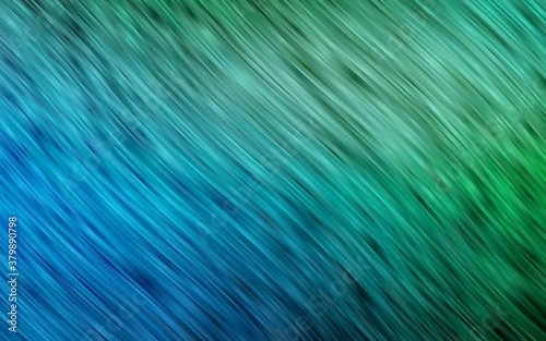 Light Blue, Green vector template with bubble shapes. A vague circumflex abstract illustration with gradient. Marble style for your business design.