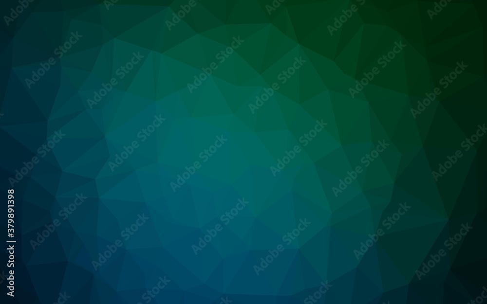 Dark Blue, Green vector blurry triangle pattern. Triangular geometric sample with gradient. The best triangular design for your business. Dark Blue, Green vector blurry triangle pattern. Triangular geometric sample with gradient. The best triangular design for your business.