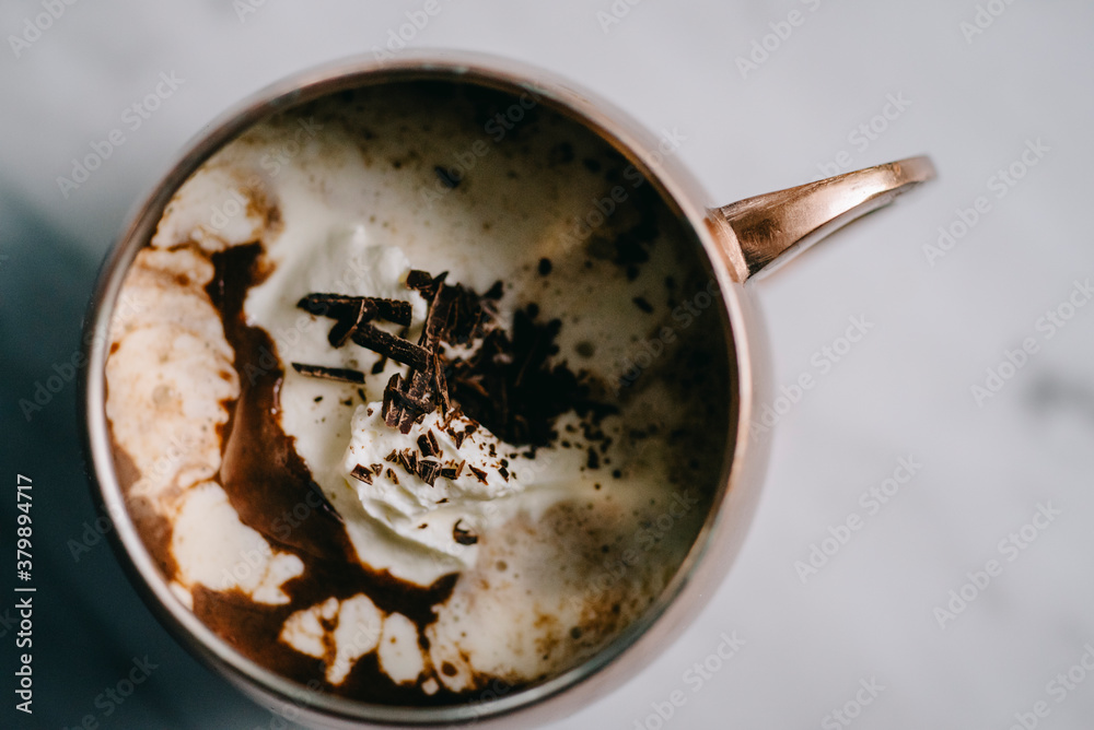 Bourbon Peppermint Hot Chocolate Bourbon Peppermint Hot Chocolate