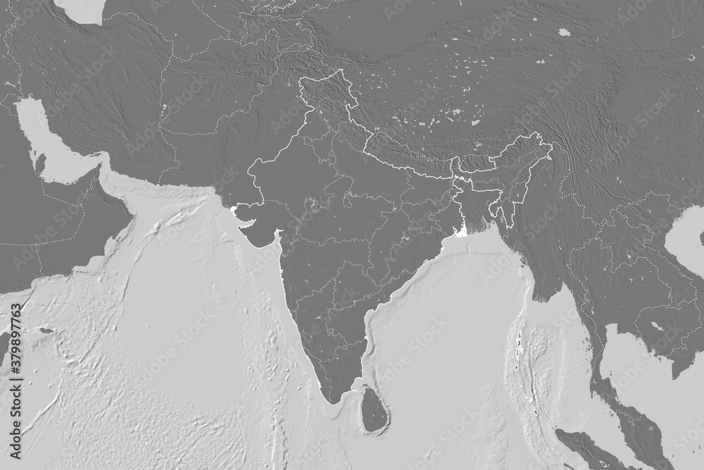 India borders. Bilevel