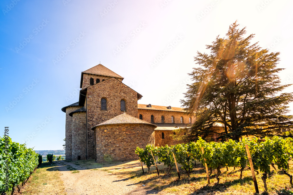 Kirche, Schloss Johannisberg, Geisenheim, Rheingau, Deutschland 