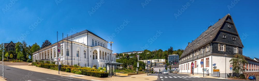 Panorama, Kurhaus, Bad Schwalbach, Taunus, Deutschland Panorama, Kurhaus, Bad Schwalbach, Taunus, Deutschland