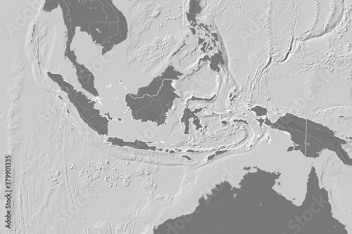 Indonesia borders. Bilevel
