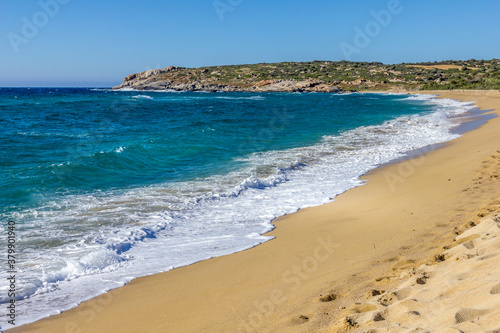 Algajola beach in Corsica, France