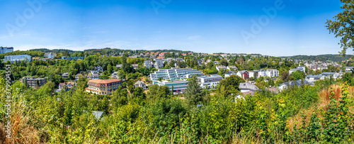 Fototapeta Naklejka Na Ścianę i Meble -  Panoramablick über die Stadt Bad Schwalbach, Taunus, Hessen, Deutschland 